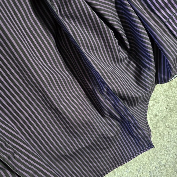 Eton Men Contemporary Striped Dress Shirt Size 15.5 Office‎ Preppy Formal READ - Picture 8 of 16